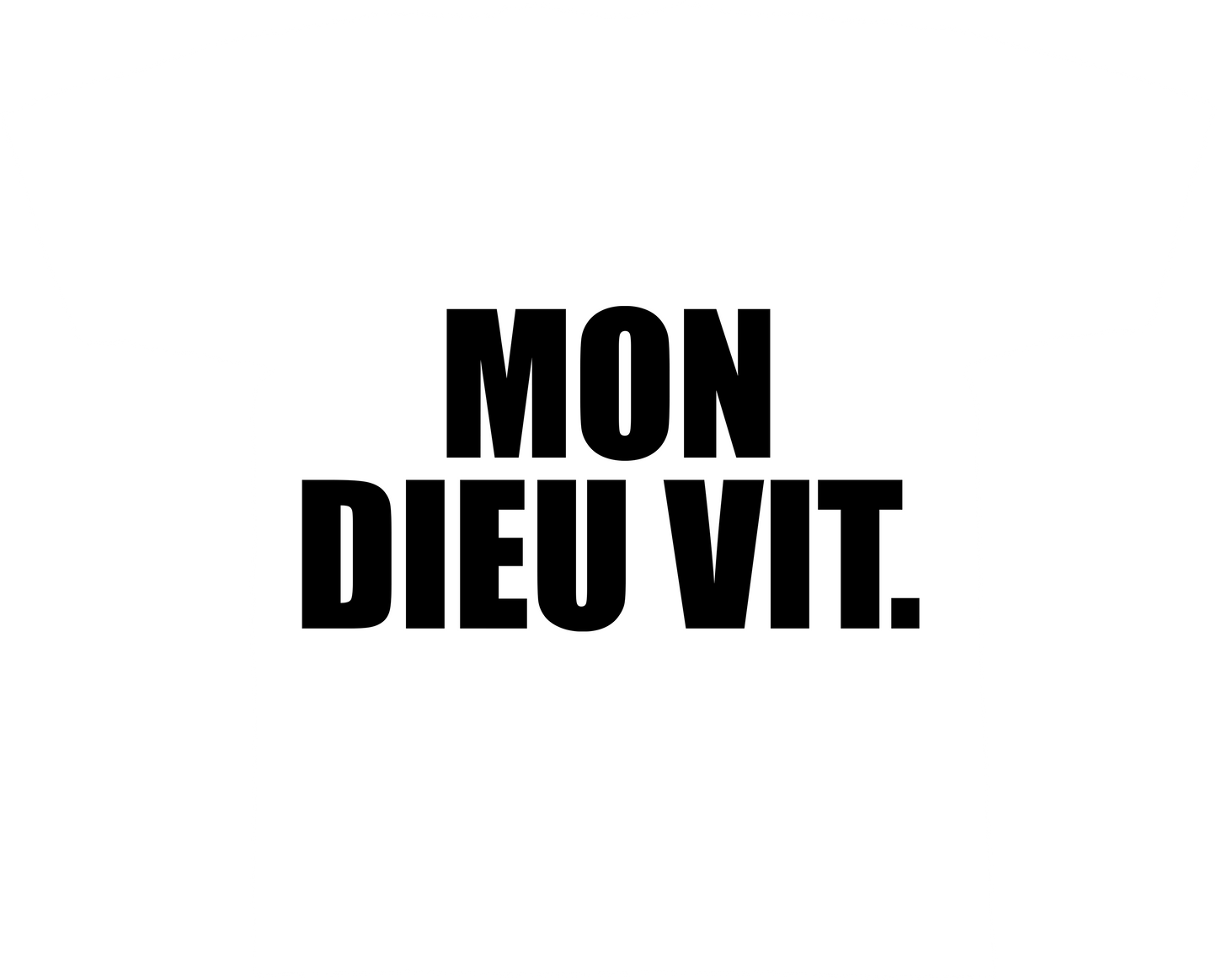 MON DIEU VIT Shirt -  White